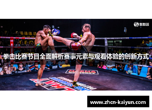 拳击比赛节目全面解析赛事元素与观看体验的创新方式
