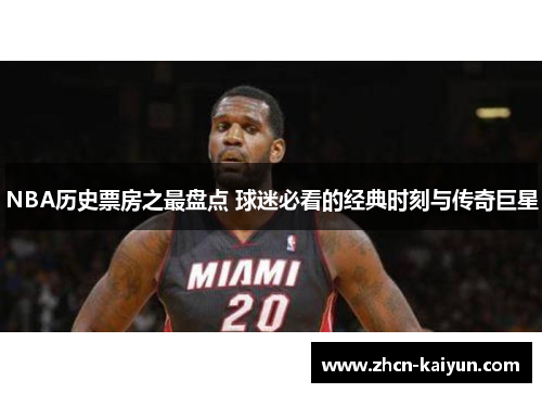 NBA历史票房之最盘点 球迷必看的经典时刻与传奇巨星